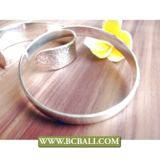 Cuff Bracelets Silver Alpaka Bali